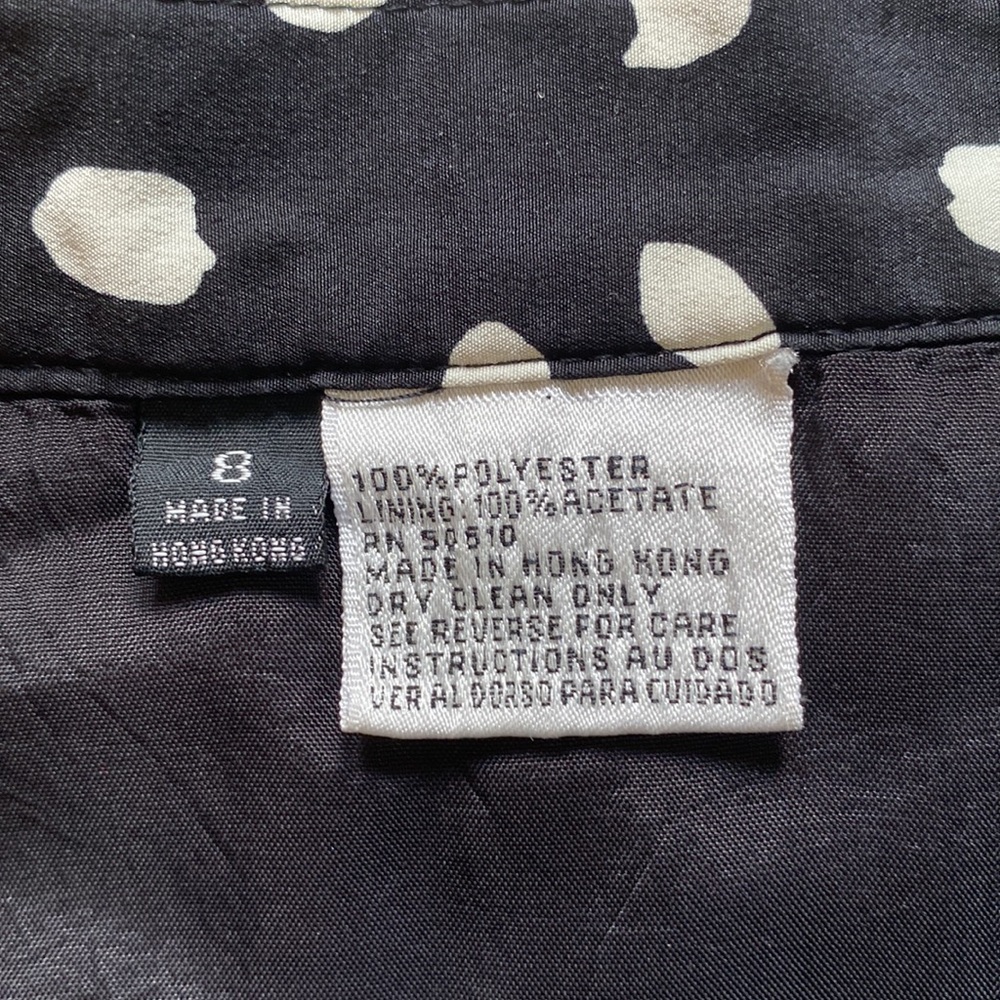 Vintage Pleated Polkadot Midi Skirt - Picture 3 of 3